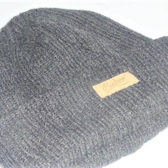 Buckeye MEN'S HAT Beanie Hat Men's Winter Hat Grey Hat - Picture 2 of 10